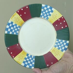 Yankee Candle Quilt Pattern Plate